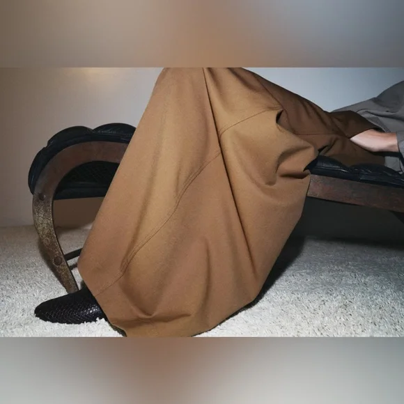 ZARA VOLUME WIDE LEG PANTS ZW COLLECTION